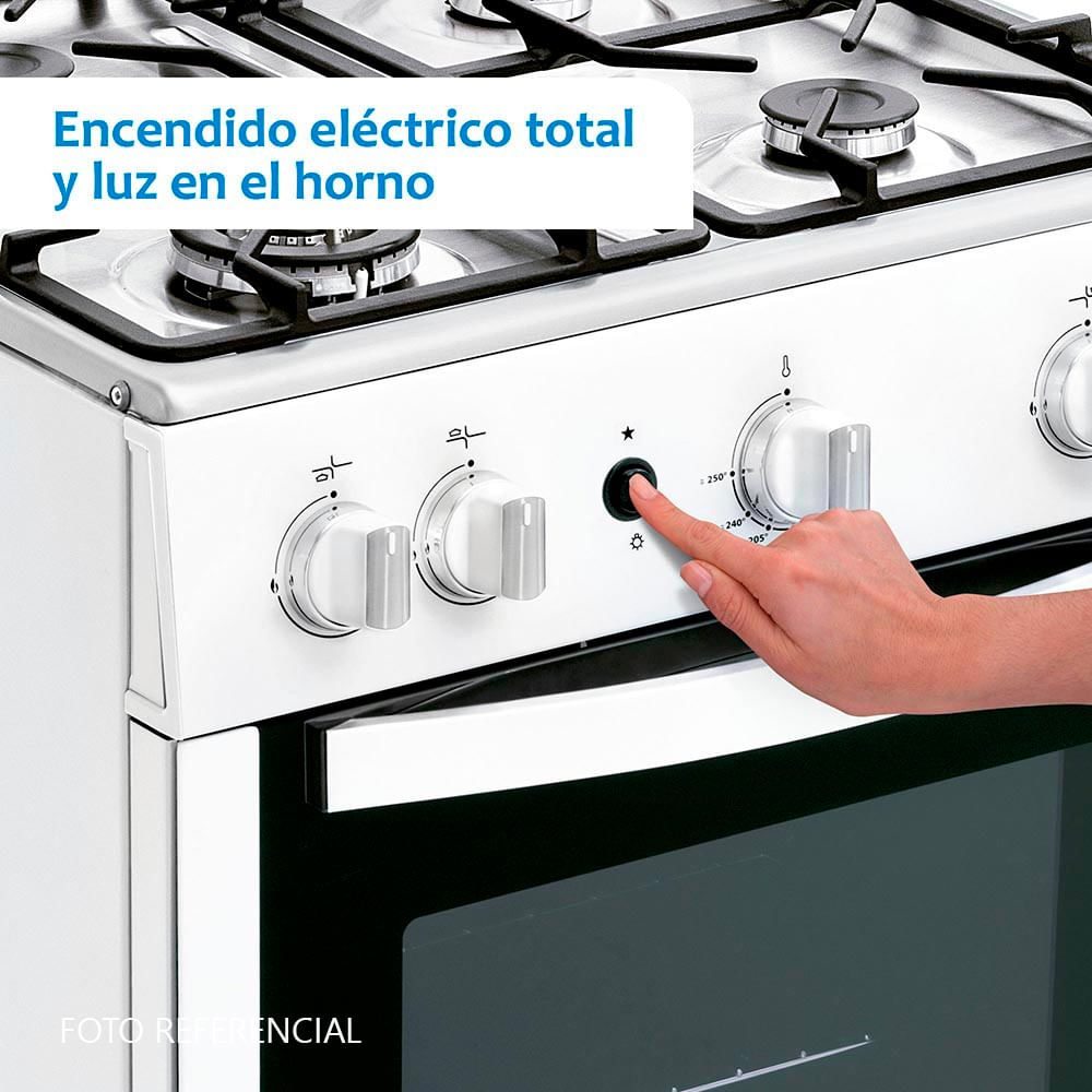 ESTUFA 20 GRIS 4 PUESTO MABE EMC20GGXN4