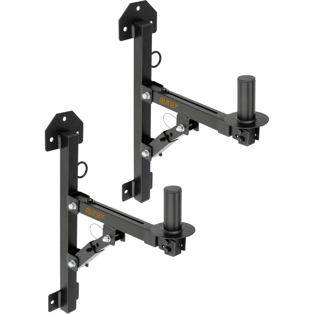 Soporte de Pared Auray para Altavoces con Ajuste de Inclinación, Longitud y Ángulo (Par) - Capacidad