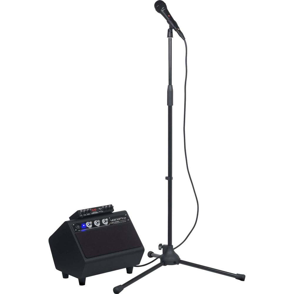 VocoPro SingTools-PRO Sistema de Karaoke 100W con Altavoces Estéreo, Micrófono Dinámico y Efectos In