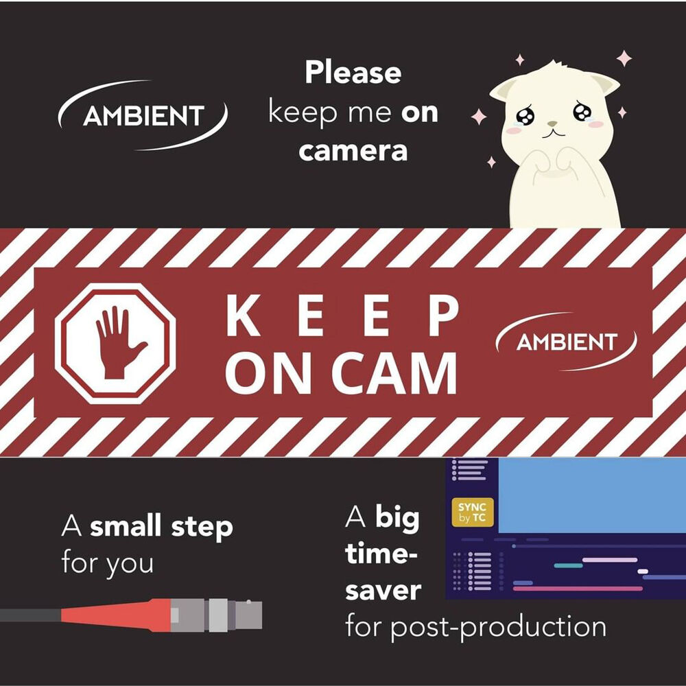 Set de Stickers Ambient Recording NanoLockit (Paquete Variado de 3)