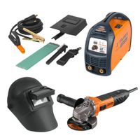Combo Soldadora 200A Amoladora 850w y Careta Truper 13696-100735-13729