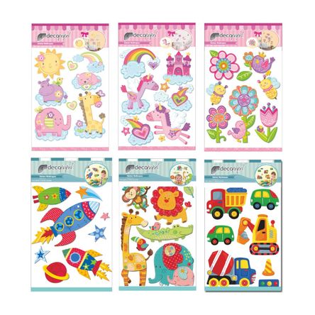 Sticker Decopapel Kids Multicolor