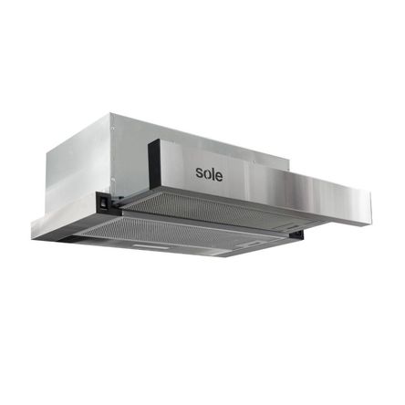 Campana Bajo Mueble Sole Spazio 60cm 1m Gris