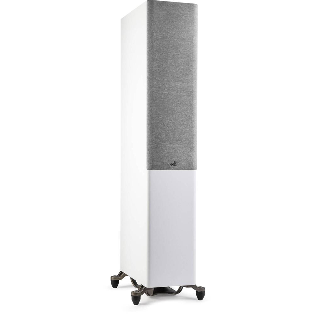 Polk Audio Reserve Series R600 Altavoz de Suelo de Dos Vías (Blanco Mate, Individual) - 2x Woofers d