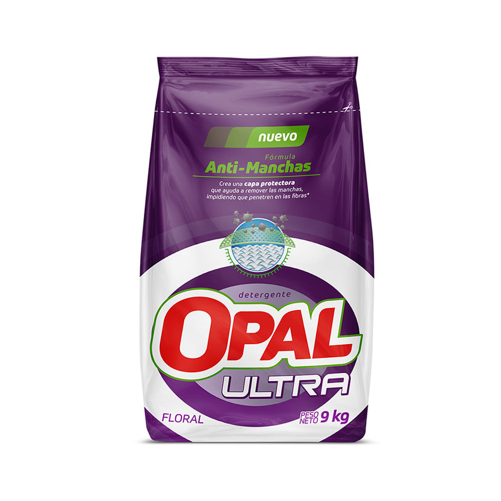 Detergente en Polvo Opal Ultra 9kg