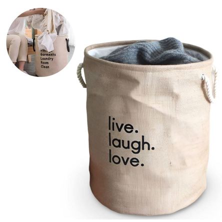 Cesto De Ropa Multiuso Gruesa Modelo GM02 Yute 581YT02 Cesto De Ropa Multiuso Gruesa Modelo GM02 Yute 581YT02