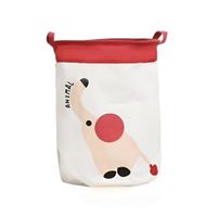 Cesto De Ropa Para Dormitorio Lavandería Diseño De Animales Elefante 650EF02