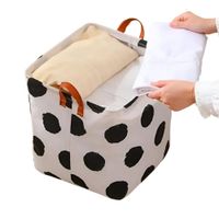 Cesto de Ropa, Juguetes Multiuso Modelo Cuadrado 33 x 33 Circulos  565CR02