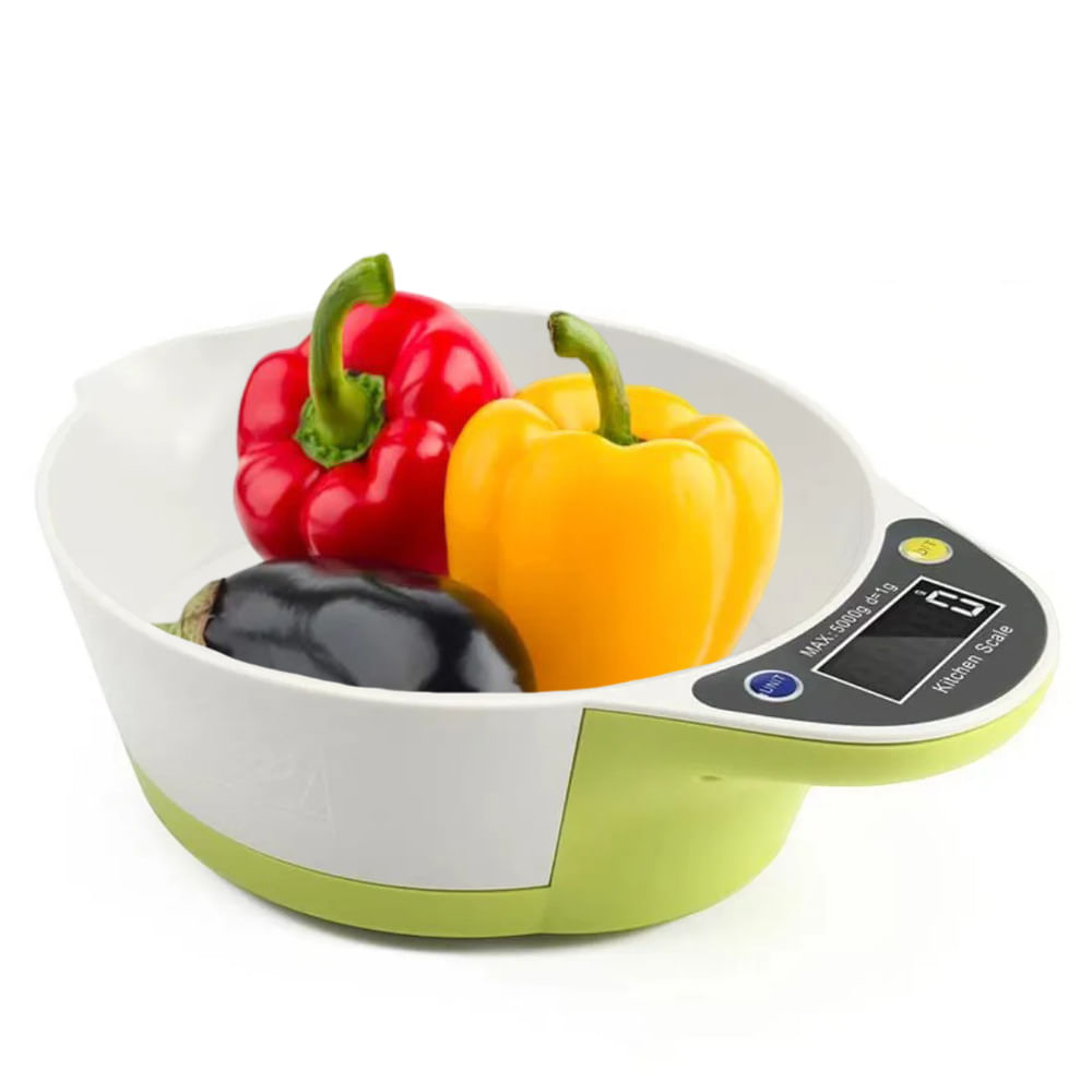 Balanza Digital Gramera Multifucional 5kg Tipo Tazón Bowl para Cocina