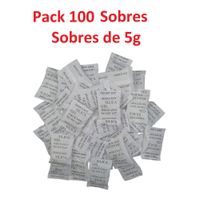 Silica Gel Sobre 5g x 100 sobres Original Sellada