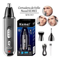 Cortadora de Vello Nasal Kemei 3 en 1 - KM313