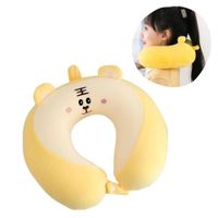 Cojín Cervical para Viaje Modelo Kawaii Amarillo  666AM02