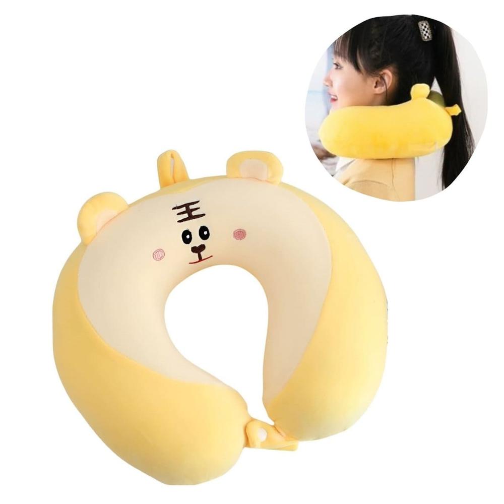 Cojín Cervical para Viaje Modelo Kawaii Amarillo  666AM02