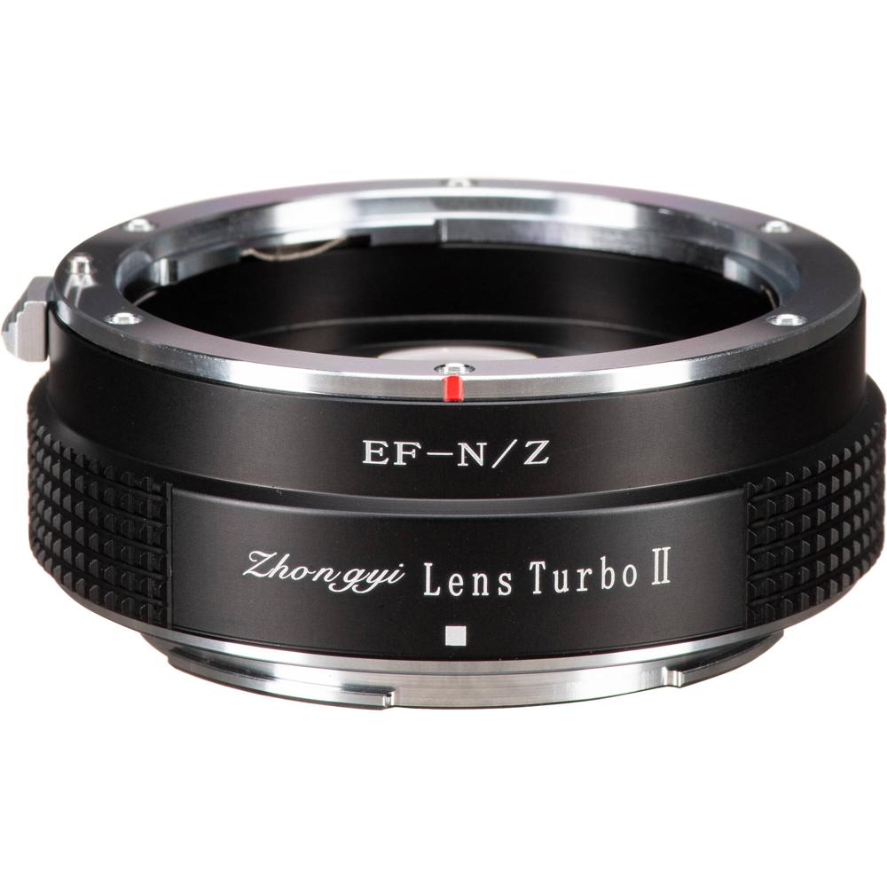 Adaptador Mitakon Zhongyi Turbo Mark II para Lentes Canon EF a Cámaras Nikon Z - Optimizado para APS