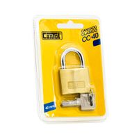 Candado con llave clásico 40mm Blister Cantol