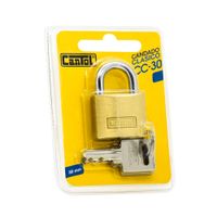Candado con llave clásico 30mm Blister Cantol
