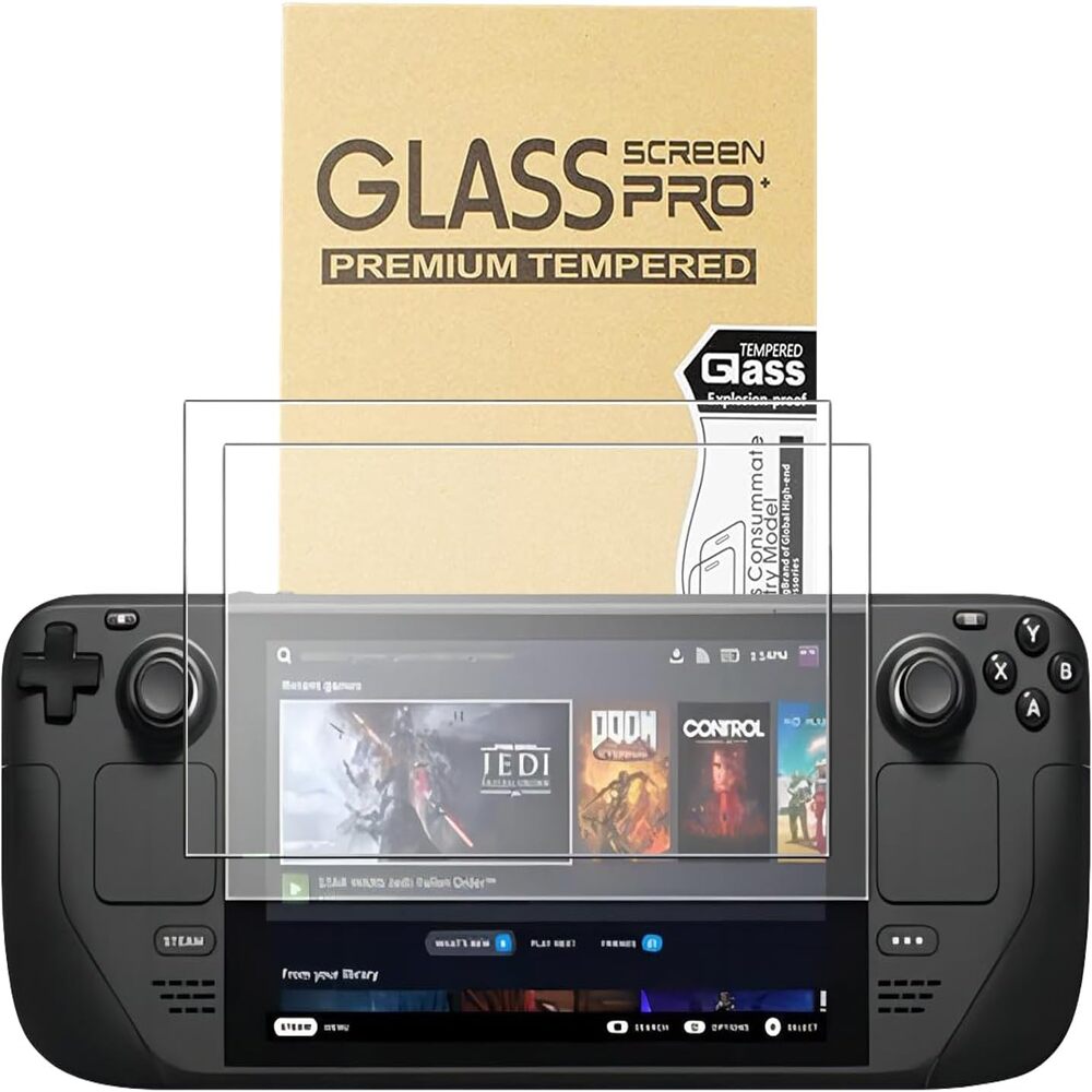 Protector Pantalla Mica Vidrio Templado Para Steam Deck Oled ( Pack 2 unid.)