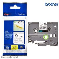 Cinta Brother TZE-S221 Negro Sobre Blanco 3.8plg 9mm INDUSTRIAL