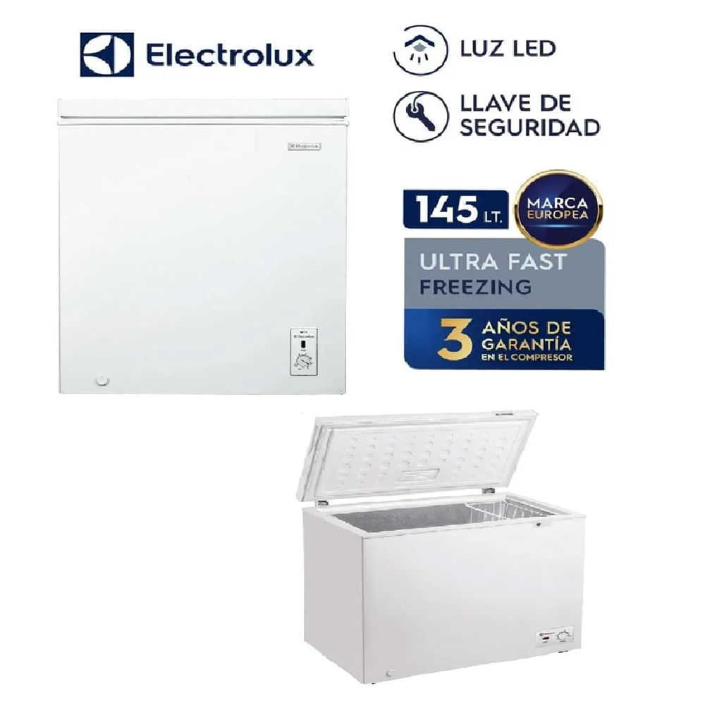 Congeladora Electrolux 145 Lt EFC15A2HPWB Blanco