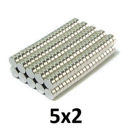 Iman De Neodimio Modelo Disco 05mmx2mm Pack 50 unds Iman De Neodimio Modelo Disco 05mmx2mm Pack 50 unds