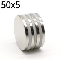Iman De Neodimio Modelo Disco 50mmx5mm Unidad