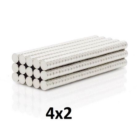 Iman De Neodimio Modelo Disco 04mmx2mm Pack 50 unds Iman De Neodimio Modelo Disco 04mmx2mm Pack 50 unds