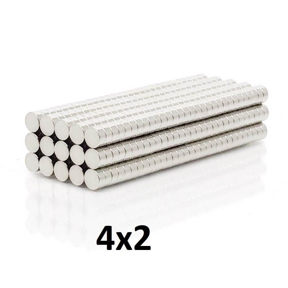 Iman De Neodimio Modelo Disco 04mmx2mm Pack 50 unds