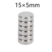 Iman De Neodimio Modelo Disco 15mmx5mm 10 unidades