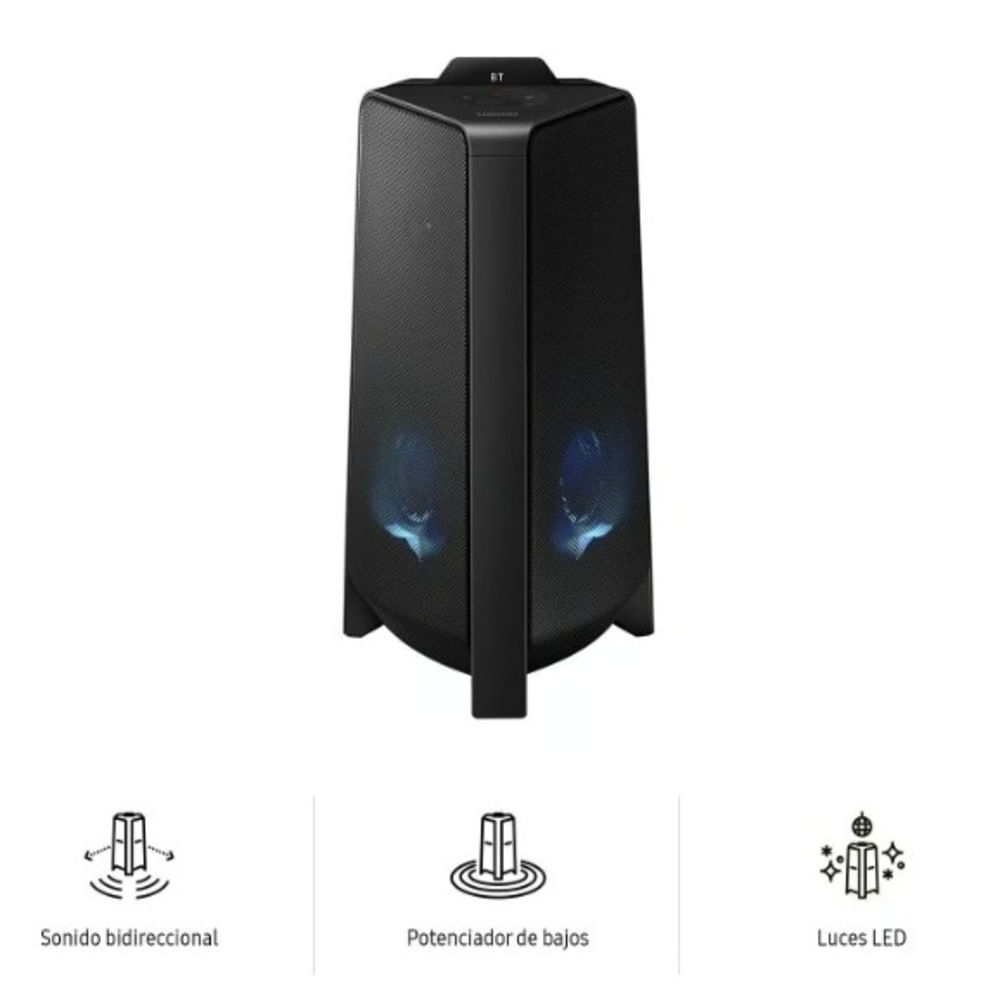 Torre de sonido Samsung Bluetooth 1500W MX-T70PE