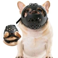 Bozal Máscara De Silicona para Perros de Cara Plana Talla S