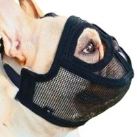 Bozal Tipo Máscara para Perros Ñato de Cara Plana Talla L