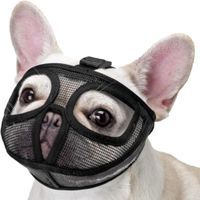 Bozal Tipo Máscara para Perros Ñato de Cara Plana Talla XL