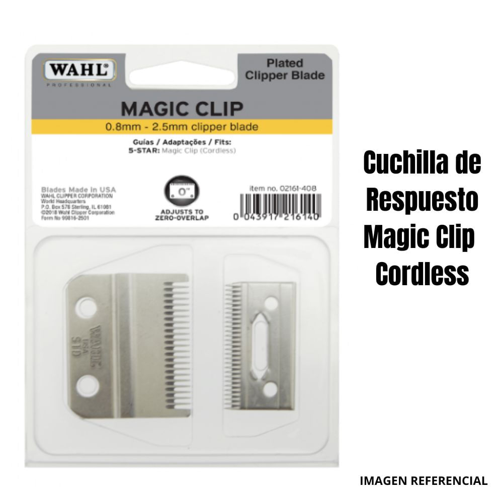Cuchilla de Repuesto Wahl 0.8 mm - 2.5 mm Magic Clip Cordless