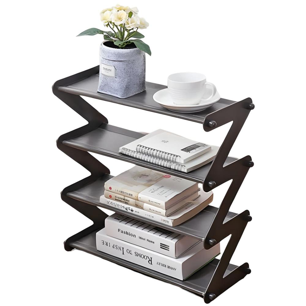 Zapatera Organizador De 4 Niveles Gris  516GR02