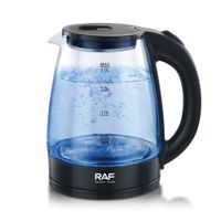 Hervidor de Vidrio de 2 L Negro RAF