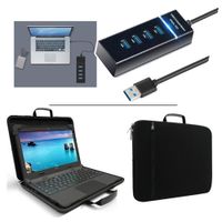 Funda Estuche para Laptop 15 15.6 16 + Extensor Hub Usb 3.0 4 puertos