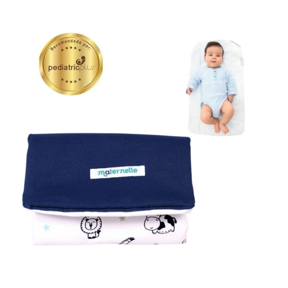 Cambiador Portatil Maternelle Azul Nubes - Comodidad y Practicidad para el uso del Bebé