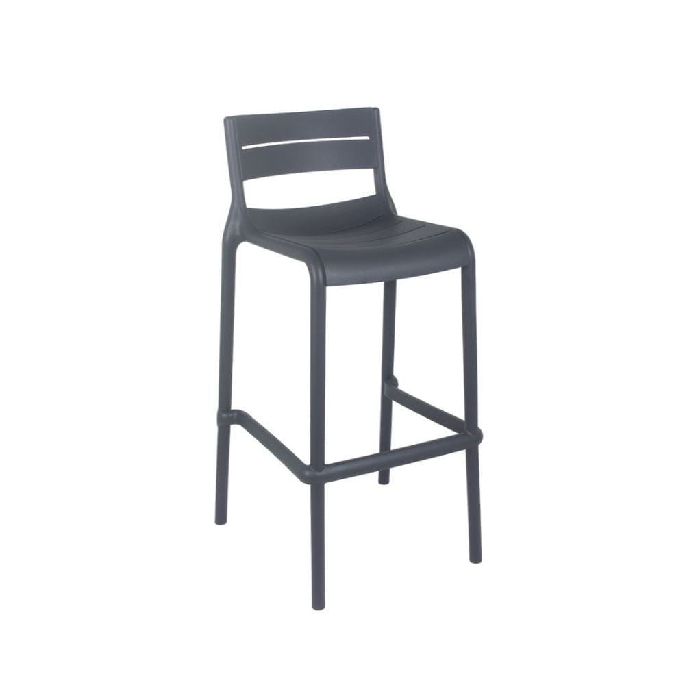 Silla Alta de Bar Campito Gris