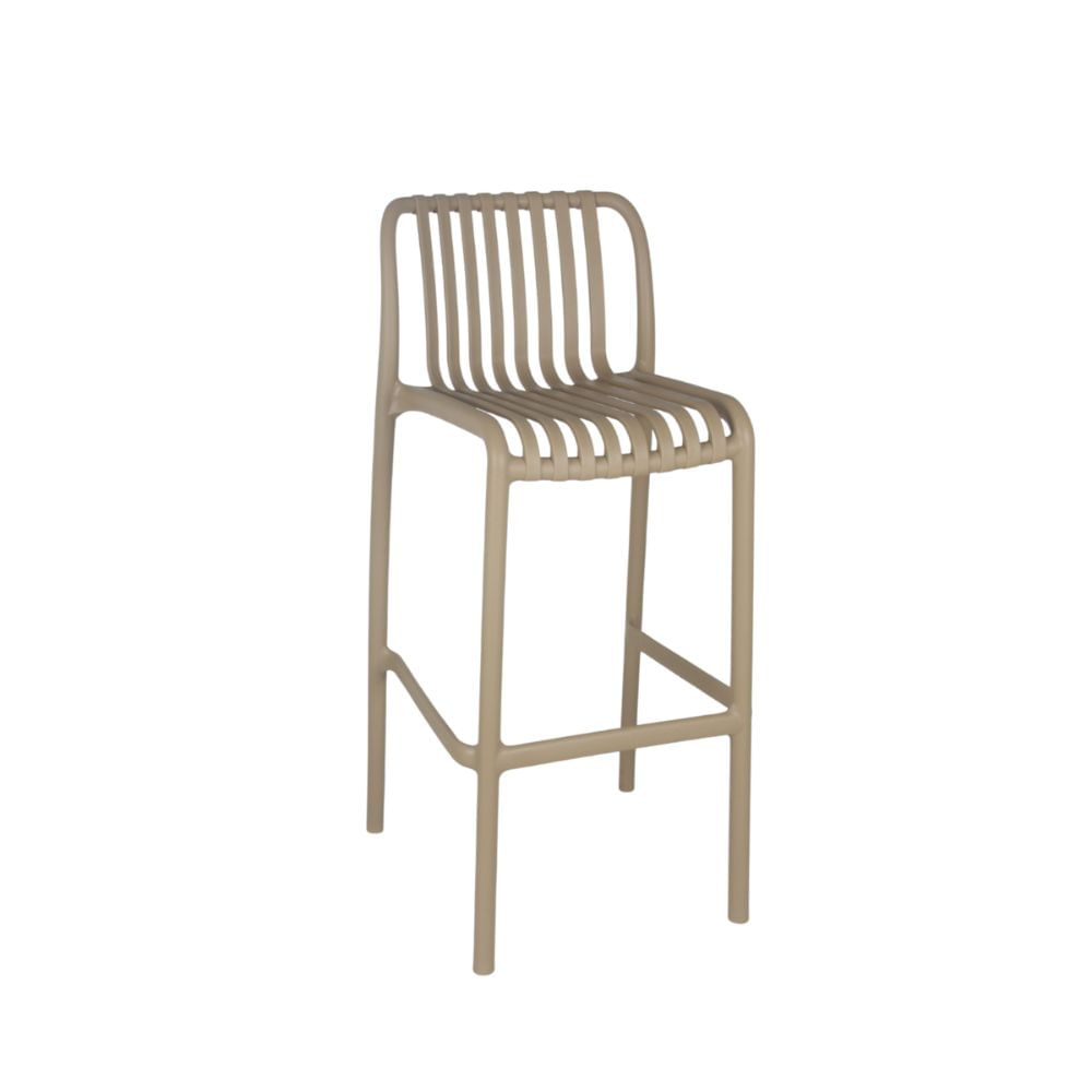 Silla Alta de Bar Lambite Beige