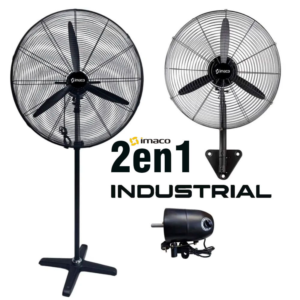 Ventilador 20"" Fsm2060 Imaco 3 En 1 Pedestal Mesa Y Pared