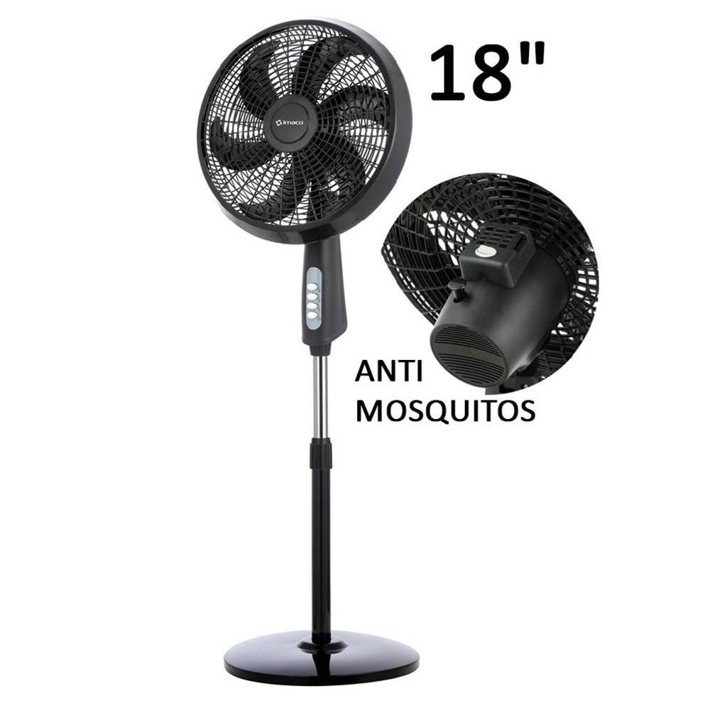 Ventilador Pedestal Imaco 18? 85W Negro FSM7518MK