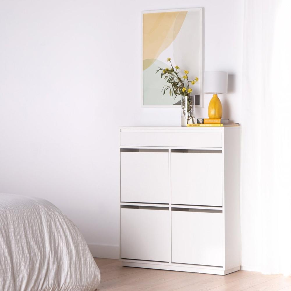 Zapatera Moderna Isa Blanco R&R MUEBLES