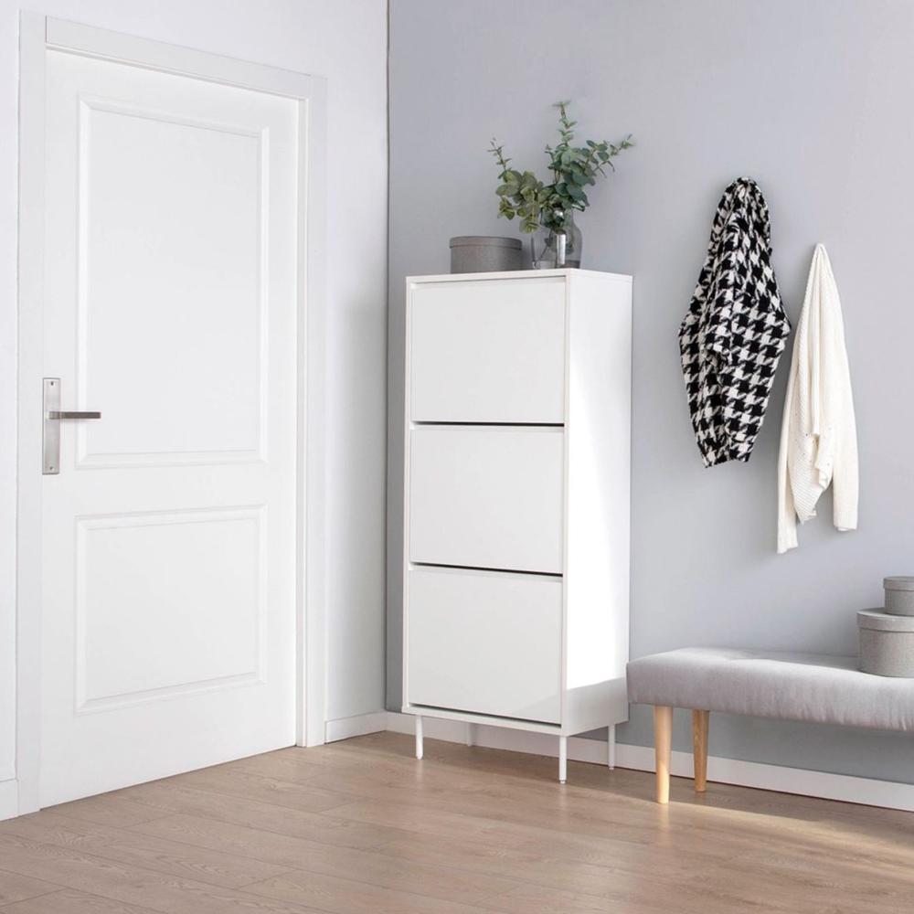 Zapatera Moderna Carol Blanco R&R MUEBLES