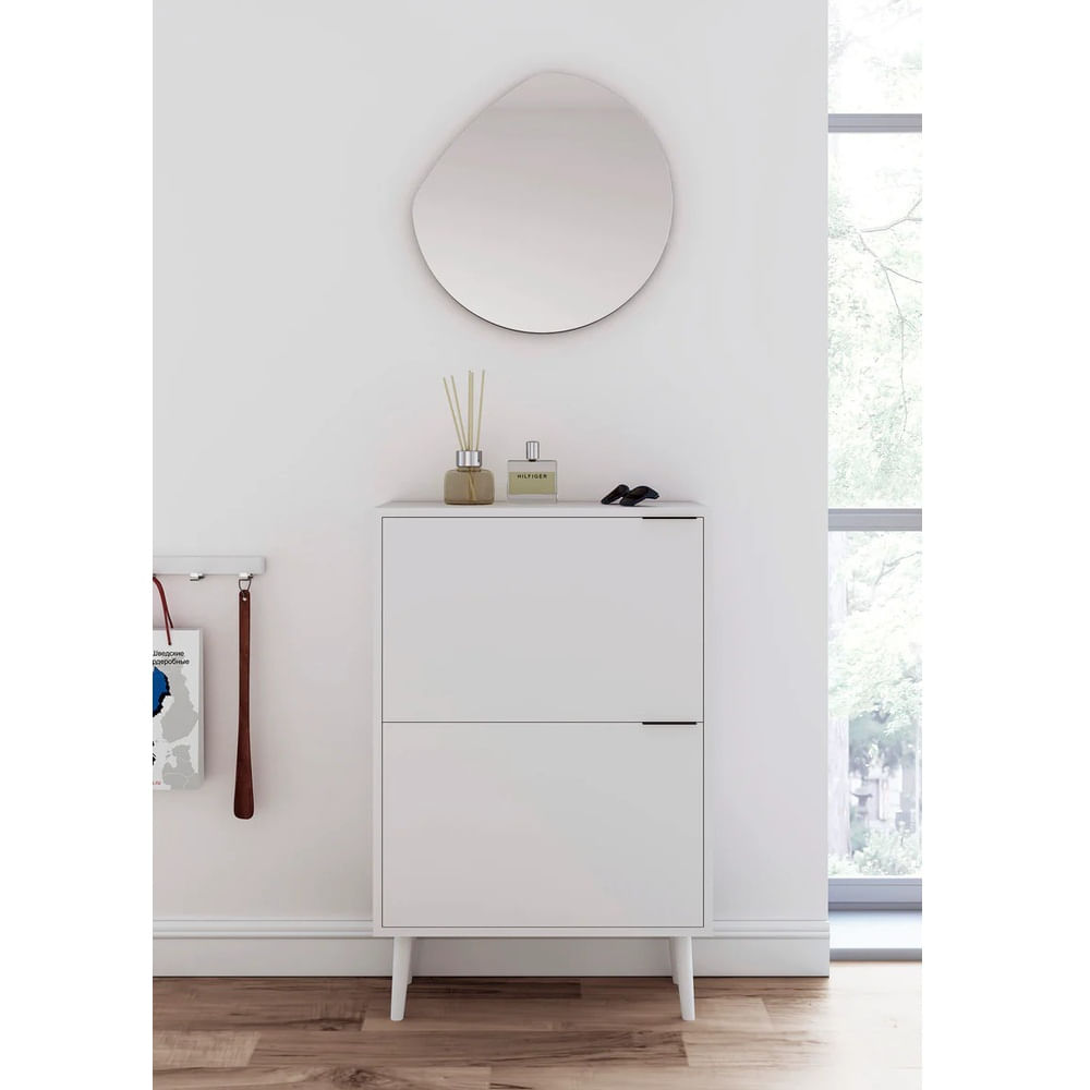 Zapatera Recibidor Vintage Danu Blanco R&R MUEBLES