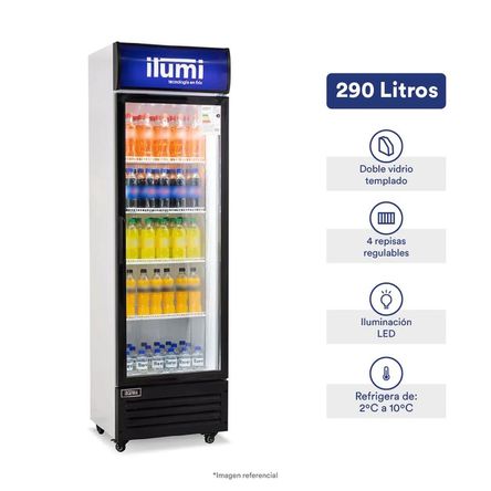 Visicooler Estático Ilumi de 290L. Visicooler Estático Ilumi de 290L.