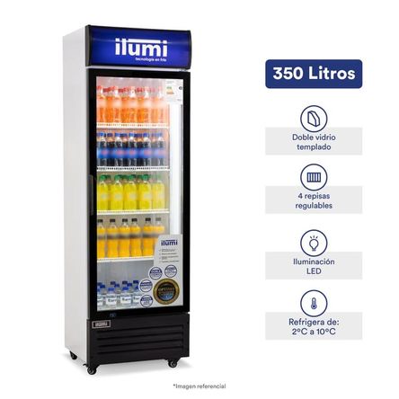 Visicooler Estático Ilumi de 350L. Visicooler Estático Ilumi de 350L.