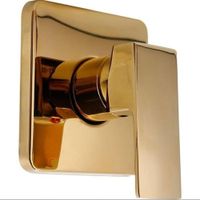 Mezcladora Ducha Monomando HORSE Bronce Macizo Dorado Oro