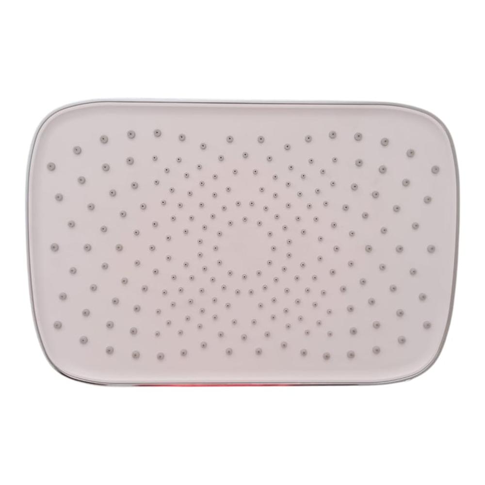 Cabeza Ducha Española ABS Rectangular 30x20cm con Brazo de Acero 40cm