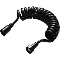 Manguera para Bidé de ducha extensible en negro mate