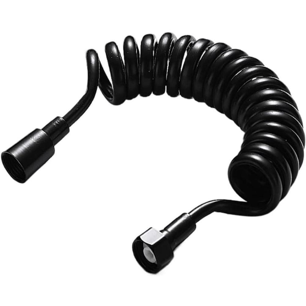 Manguera para Bidé de ducha extensible en negro mate